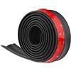 WeFoonLo Universal Car Front Spoiler Bumper Gomma Sticker Protezione del pannello esterno del corpo del divisore, 2.5M / 8.2ft