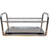 ESPOMASISHOP SCOLAPIATTI DA BASE PARETE O APPOGGIO IN ACCIAIO INOX 40 50 60 70 80 cm CON RACCOGLIGOCCE O SENZA MADE IN ITALY (50 CM SENZA RACCOGLIGOCCE)
