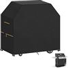 VANSHEIM Telo Barbecue Impermeabile Copri Barbecue Copertura per Barbecue Esterno Custodia per Barbecue per Weber,Char-Broil,Tepro Toronto Click Barbecue 117x65x117cm