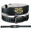 RS SPORT Cintura Palestra Sollevamento Pesi, 10 Fori Regolabile, Cinta Professionale Pesistica, Bodybuilding, Fitness, Gym, Allenamento Powerlifting, Palestra, Imbottita Schiena per Uomo Donna (XL)