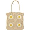 PIECES Pckilona Straw Sww-Borsa Shopper, Donna, Naturale, Einheitsgröße
