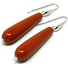 DodiGioielli.it DodiGioielli Orecchini Donna Pendenti Argento 925 Corallo Rosso Sardegna | Handmade, Goccia Lunga, Rodiato, Made in Italy, Eleganti