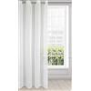Eurofirany LUCY Tenda in Voile, Tenda Trasparente con occhielli - 1 Unità, Camera da Letto, Soggiorno, Cucina, 140 x 250cm, Crema