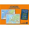 LIBRERIA GEOGRAFICA Europa fisica e politica (carta murale)