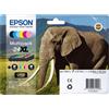 Epson MULTIPACK EPSON 24XL ELEFANTE C13T24384011 6 col. BK/Y/C/M/MC/CC 55,7ML X XP-55/750/760/850/860/960/970 C13T24384011