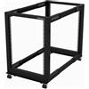 StarTech.com StarTech.com Armadio Server Rack con 4 staffe a Telaio Aperto 15U con profondità regolabile da 59-104cm - Rack per apparecchiature di rete con rotelle, livellatori e gestione dei cavi (4POSTRACK15U) - Rack a telaio aperto - 4 post - A pavime