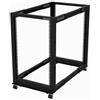 StarTech.com StarTech.com Armadio Server Rack con 4 staffe a Telaio Aperto 18U con profondità regolabile da 59-104cm - Rack per apparecchiature di rete con rotelle, livellatori e gestione dei cavi (4POSTRACK18U) - Rack a telaio aperto - 4 post - A pavime