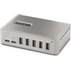 StarTech.com StarTech.com 10-Port USB-C Hub, 8x USB-A + 2x USB-C, Self-Powered w/ 65W Power Supply, USB 3.1 10Gbps Hub w/ BC1.2 Charging, Desktop/Laptop USB Hub with 3ft Locking USB-IF Certified Cable - USB Expansion Hub (10G8A2CS-USB-C-HUB) - Hub - 8 x …