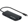 Manhattan Adattatore USB-C™ SuperSpeed Multiporta IADAP USB31-PD372