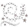 Sizzix Set di fustelle Thinlits 663095, stelle vorticose di Tim Holtz, confezione da 9, multicolore, taglia unica