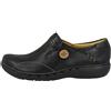 Clarks Un Loop II, Mocassini Donna, Black Black Leather, 37.5 EU