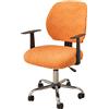 LIFEDX Coprisedia Ufficio Elasticizzato Split,Fodera per Sedia da Ufficio per Computer Ufficio Sedia della,Moderno Coprisedia Rimovibile Resistente Girevoli Lavabili,No Sedia-Orange||1PC