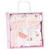 Interbaby Copertina Bambino Paracaidista rosa in tessuto Sherpa
