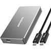 ANYOYO 40Gbps Case SSD M.2 NVMe Enclosure per Thunderbolt 3/4,USB 4/3.2/3.1/3.0/2.0, NVMe Case con Supporto di dimensioni 2280 M&B/M Key, SSD Case Esterno in Lega di Alluminio Cable USB C