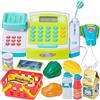 deAO Registratore di Cassa Giocattolo con Microfono, Nastro e Lettore di  Carta Set di Accessori per Negozi e Supermercati per Bambini Include  Alimenti Giocattolo (Giallo) : : Giochi e giocattoli