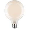 Paulmann 28626 Lampadina LED filamento G125 6 Watt lampadina classica dimmerabile opale 2700 K bianco caldo E27