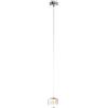 Brilliant Rafa G99257/93 - Lampadario a sospensione in metallo cromato e vetro fumé