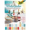 folia 49049 - Blocco motivo magico invernale, 270 g/mq, ca. 24 x 34 cm, 20 fogli assortiti in 20 diversi motivi - per creare biglietti, immagini di finestre e scrapbooking