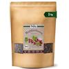 Biojoy Frutti di Biancospino a fiore piccolo BIO (1 kg), essiccati e interi, Ideale per Tisana e Infuso (Crataegus monogyna)