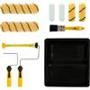 Coral 10411 Max Coat Paint Roller e pennello emulsione e lucida, 10 pezzi