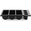 Hendi Contentore Per Posate 530x325x(h)105mm Nero 552360