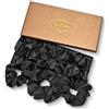 Lolalet [6 Pezzi] Lolalet Scrunchies per Capelli in Raso, Elastico in Scrunchies, Set Elastici Capelli Stoffa Raso per Donne Ragazze (Stile F)