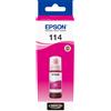EPSON RICARICA INCHIOSTRO ORIGINALE 114 MAGENTA PIGMENTATO PER EPSON ECOTANK 70 ml - EPSON - C13T07B340