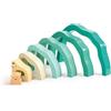 Hape - Orso polare impilabile in legno per bambini dai 2 anni in su | Puzzle 3D a blocchi per lo sviluppo motorio e l'immaginazione