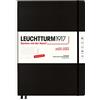 LEUCHTTURM1917 367544 - Agenda settimanale accademica Master (A4+) 2024, 18 mesi, nero, tedesco