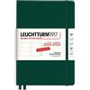 LEUCHTTURM1917 367593 - Agenda settimanale medio (A5) 2024, 18 mesi, verde forestale, tedesco
