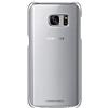 Samsung Clear Cover per Galaxy S7, Argento/Trasparente