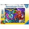 Ravensburger 129768 Dinosauri spaziali, Puzzle 200 Pezzi XXL per Bambini, Età Raccomandata 8+
