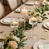 Inweder Portacandele in Vetro Trasparente: 3 Pcs Portalumini per Matrimoni