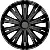 AUTO-STYLE AutoStyle Set di 4 Copricerchi Giga 15 Pollici Nero Opaco