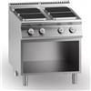 Ristosubito Cucina elettrica MDLR 4 piastre quadre Modello CL7080PCEQT