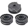 ERHUO Bobina a Filo per Tagliabordi Confezione da 3 Pezzi Φ1,6 mm 6 m Strimmer Bobina di Ricambio per Bosch Art 24 24+ 27 27+ 30 30LI 30-36 LI