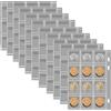 HNBTX Fogli Portamonete,Tasche Raccoglitore Monete,Tasche Porta Fogli per francobolli,Tasche Pagine per Album di Banconote,(20 Pagine 40mm*45mm)
