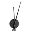 TFA Dostmann Lancette Orologio da Parete 60.3036.01 MINIMALIST, DIY, Silenzioso, Metallo, Orologio da Muro, Moderni, Meccanismo Orologio da Parete, Fai da Te, Decorativo, Eleganto, Nero