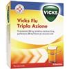 Vicks Procter & Gamble Vicks Flu Tripla Azione Soluzione Orale Polvere 10 Buste