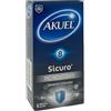 Akuel Sicuro Profilattico in Lattice più resistente, 8 preservativi