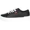 Levi's Tijuana 2.0, Sneakers Donna, Nero Regolare 661, 41 EU