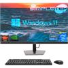 Simpletek ALL IN ONE i7 27" FHD WIN 11 RAM 16 GB SSD 480 GB COMPUTER FISSO GAMING EDITING-
