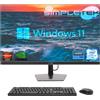 Simpletek ALL IN ONE i5 27" FHD WIN 11 RAM 16 GB SSD 480 GB COMPUTER FISSO GAMING EDITING-