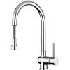 Paffoni Miscelatore per lavello Paffoni Stick con doccetta estraibile cromato SK185CR