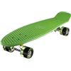 Ridge Skateboards Ridge - Skateboard 69 cm 27 Inch Nickel Cruiser Retro Stil M Rollen Komplett Fertig Montiert, Skateboard unisex, Green/clear green, 69 cm