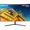 Samsung 32 UHD 3840x2160 60z 250cdm2 2500:1 Monitor PC 80 cm (31.5) 3840 x 2160 Pixel 4K Ultra HD LED Grigio [LU32R590CWPXEN]