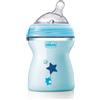 Chicco Biberon Natural Feeling con Doppia Valvola Anticolica 2m+ 250ml - Azzurro