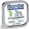 MONGE MONOPROTEICO CANE ADULTO UMIDO 150 G SOLO CONIGLIO