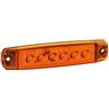 Lampa 97009 Luce ingombro a 6 LED, Montaggio in Superficie,12/24V - Arancio