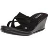 Skechers Rumblers Young At Heart, sandali da donna, Nero (Nero), 39.5 EU